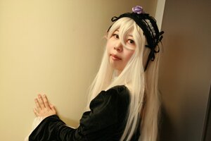 Rating: Safe Score: 0 Tags: 1girl black_dress blonde_hair closed_mouth dress fingernails gothic_lolita hairband lips long_hair long_sleeves looking_at_viewer nose realistic solo suigintou upper_body User: admin