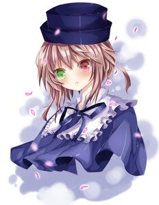 Rating: Safe Score: 0 Tags: 1girl bad_id bad_pixiv_id blue_dress blush brown_hair cherry_blossoms dress frills green_eyes hat heterochromia image long_sleeves looking_at_viewer nanase_nao neck_ribbon petals pink_eyes red_eyes ribbon rozen_maiden short_hair solo souseiseki upper_body User: admin