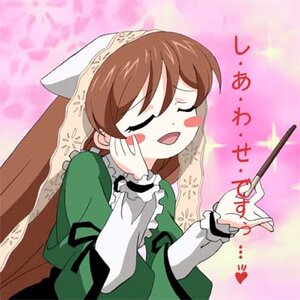 Rating: Safe Score: 0 Tags: 1girl brown_hair closed_eyes dress green_dress image long_hair long_sleeves open_mouth smile solo suiseiseki User: admin