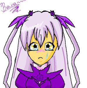 Rating: Safe Score: 0 Tags: 1girl barasuishou dress eyelashes flower gloves image long_hair oekaki purple_flower purple_rose rose signature solo twintails very_long_hair User: admin