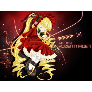 Rating: Safe Score: 0 Tags: 1girl blonde_hair bonnet bow closed_eyes dress flower frills image long_hair ribbon rose shinku sleeping solo twintails very_long_hair User: admin