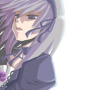 Rating: Safe Score: 0 Tags: 1girl choker image lolita_hairband long_hair purple_eyes purple_hair simple_background solo suigintou white_background User: admin