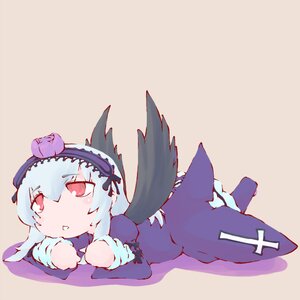 Rating: Safe Score: 0 Tags: 1girl black_wings chibi dress flower frilled_sleeves frills hairband image long_hair long_sleeves on_stomach red_eyes ribbon silver_hair solo suigintou wings User: admin