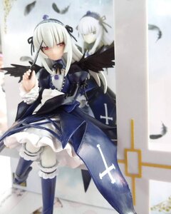 Rating: Safe Score: 0 Tags: 2girls bird black_feathers black_wings blurry boots cross depth_of_field doll dress feathered_wings feathers frills hairband long_hair long_sleeves looking_at_viewer multiple_girls photo red_eyes ribbon silver_hair solo standing suigintou wings User: admin