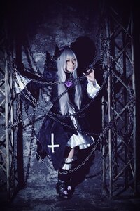 Rating: Safe Score: 0 Tags: 1girl anchor ankle_cuffs bound broken broken_chain chain chained cuffs flail gold_chain handcuffs long_hair pocket_watch restrained shackles sickle solo suigintou swing User: admin