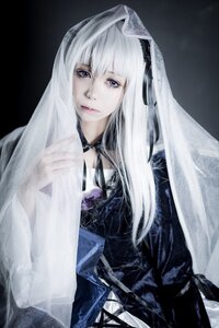 Rating: Safe Score: 0 Tags: 1girl bangs blue_eyes bridal_veil dress lips long_hair looking_at_viewer parted_lips see-through solo suigintou veil User: admin