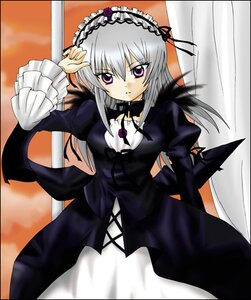 Rating: Safe Score: 0 Tags: 1girl detached_collar dress frills hairband image juliet_sleeves lolita_hairband long_hair long_sleeves looking_at_viewer pink_eyes puffy_sleeves silver_hair solo suigintou wings User: admin