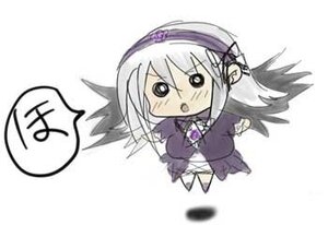 Rating: Safe Score: 0 Tags: 1girl :o black_eyes black_wings blush chibi dress flower full_body gem hairband image long_hair long_sleeves looking_at_viewer open_mouth simple_background solo striped suigintou white_background wings User: admin