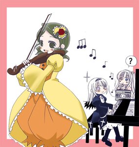 Rating: Safe Score: 0 Tags: 3girls ? acoustic_guitar bass_guitar beamed_eighth_notes beamed_sixteenth_notes bow_(instrument) dancing dress drum eighth_note electric_guitar flower flute green_eyes green_hair guitar holding_instrument image instrument kanaria keyboard_(instrument) long_hair long_sleeves multiple multiple_girls music musical_note piano playing_instrument plectrum quarter_note sheet_music singing sixteenth_note spoken_musical_note staff_(music) tagme treble_clef trumpet violin white_hair User: admin