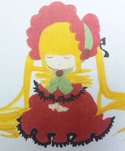 Rating: Safe Score: 0 Tags: 1girl blonde_hair bonnet bow dress image long_hair long_sleeves red_dress shinku simple_background solo very_long_hair User: admin