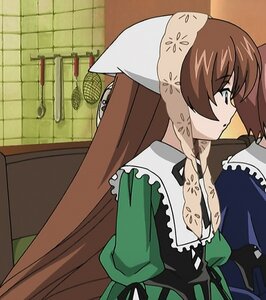 Rating: Safe Score: 0 Tags: 1girl apron brown_eyes brown_hair dress head_scarf image long_hair long_sleeves solo suiseiseki very_long_hair User: admin