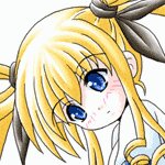 Rating: Safe Score: 0 Tags: 1girl blonde_hair blue_eyes hair_ribbon image ribbon shinku simple_background solo traditional_media white_background User: admin