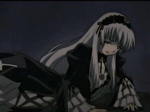 Rating: Safe Score: 0 Tags: 1girl bangs dress frilled_sleeves frills hairband image long_hair long_sleeves solo suigintou upper_body very_long_hair wings User: admin