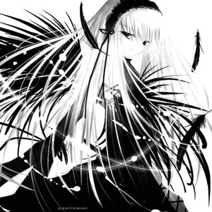 Rating: Safe Score: 0 Tags: 1girl feathers frills greyscale hairband image long_hair looking_at_viewer monochrome ribbon simple_background solo suigintou white_background wings User: admin