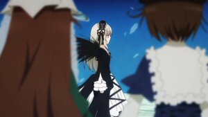 Rating: Safe Score: 0 Tags: 2girls black_dress black_wings blurry blurry_background blurry_foreground depth_of_field dress frills hairband image long_hair long_sleeves looking_at_another motion_blur multiple multiple_girls suigintou tagme wings User: admin