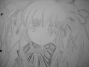 Rating: Safe Score: 0 Tags: flower greyscale image kaname_madoka monochrome multiple_girls rose shinku solo User: admin