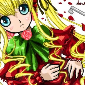 Rating: Safe Score: 0 Tags: 1girl blonde_hair blue_eyes bowtie dress drill_hair flower green_bow image long_hair long_sleeves looking_at_viewer marker_(medium) petals rose rose_petals shinku simple_background solo twin_drills twintails white_background User: admin