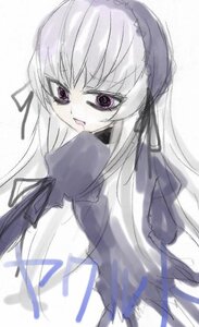 Rating: Safe Score: 0 Tags: 1girl dress image long_hair long_sleeves looking_at_viewer ribbon simple_background solo suigintou tongue tongue_out upper_body white_background User: admin