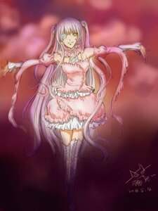 Rating: Safe Score: 0 Tags: 1girl auto_tagged boots dress eyepatch flower gloves image kirakishou long_hair pink_dress pink_hair solo thigh_boots thighhighs very_long_hair yellow_eyes User: admin