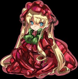 Rating: Safe Score: 0 Tags: 1girl blonde_hair blue_eyes bow bowtie cup dress full_body green_bow image long_hair long_sleeves looking_at_viewer red_dress rose shinku simple_background sitting solo twintails very_long_hair User: admin