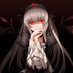 Rating: Safe Score: 0 Tags: 1girl black_dress dress flower frilled_sleeves frills hairband image long_hair long_sleeves looking_at_viewer red_eyes rose silver_hair simple_background smile solo suigintou upper_body very_long_hair wings User: admin