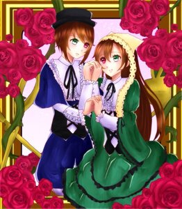 Rating: Safe Score: 0 Tags: 2girls black_rose blue_rose bouquet brown_hair camellia dress flower frills green_dress green_eyes green_flower hat hat_flower heterochromia holding_hands image interlocked_fingers long_hair long_sleeves looking_at_viewer multiple_girls orange_flower pair pink_flower pink_rose purple_flower purple_rose red_eyes red_flower red_rose rose rose_petals short_hair siblings sisters souseiseki suiseiseki thorns twins watering_can white_rose yellow_flower yellow_rose User: admin