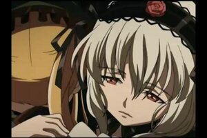 Rating: Safe Score: 0 Tags: 1girl anime_coloring black_border blonde_hair close-up dress face flower image letterboxed looking_at_viewer rose shinku solo suigintou User: admin