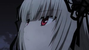 Rating: Safe Score: 0 Tags: 1girl bangs close-up eyebrows_visible_through_hair face hair_ribbon image looking_at_viewer red_eyes ribbon solo suigintou User: admin