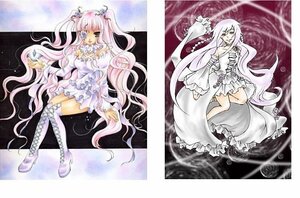 Rating: Safe Score: 0 Tags: 1girl boots bow dress dual_persona flower frills hair_ornament image kirakishou knee_boots long_hair multiple_views pink_hair puffy_sleeves ribbon sitting solo very_long_hair white_footwear User: admin
