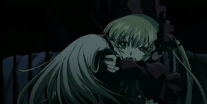 Rating: Safe Score: 0 Tags: 1girl dark frills image long_hair long_sleeves looking_at_viewer pair shinku solo suigintou twintails User: admin