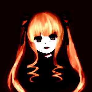 Rating: Safe Score: 0 Tags: 1girl bangs black_background black_eyes character_name image long_hair looking_at_viewer orange_hair shinku simple_background solo twintails upper_body User: admin