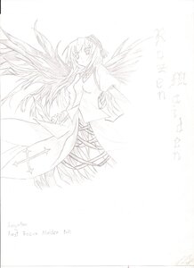 Rating: Safe Score: 0 Tags: 1girl akemi_homura auto_tagged bow dress feathered_wings greyscale image long_hair long_sleeves looking_at_viewer monochrome puffy_sleeves simple_background solo suigintou white_background wings User: admin
