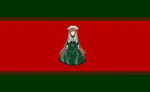 Rating: Safe Score: 0 Tags: 1girl brown_hair closed_eyes dress full_body green_dress hat head_scarf image long_hair long_sleeves simple_background smile solo standing suiseiseki very_long_hair User: admin