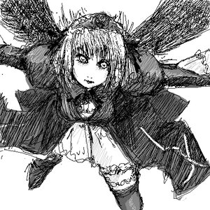 Rating: Safe Score: 0 Tags: 1girl elbow_gloves greyscale image monochrome solo suigintou upper_body User: admin