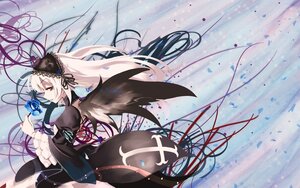 Rating: Safe Score: 0 Tags: 1girl black_dress black_ribbon dress floating_hair flower frills gothic hairband highres image juliet_sleeves long_hair long_sleeves looking_at_viewer petals puffy_sleeves ribbon rose rozen_maiden silver_hair solo suigintou third-party_edit ushiki_yoshitaka very_long_hair white_hair wide_sleeves wings User: admin