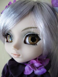 Rating: Safe Score: 0 Tags: 1girl barasuishou brown_eyes close-up closed_mouth doll eyelashes face flower lips looking_at_viewer portrait purple_flower short_hair smile solo User: admin