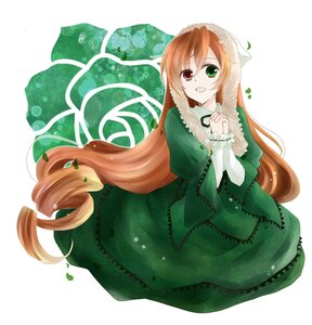 Rating: Safe Score: 0 Tags: 1girl :d brown_hair dress drill_hair frills green_dress green_eyes hands_clasped heterochromia image long_hair long_sleeves open_mouth own_hands_together red_eyes smile solo suiseiseki twin_drills very_long_hair User: admin