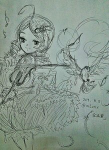 Rating: Safe Score: 0 Tags: 1girl beret drill_hair gun hair_ornament hairpin hat image kanaria kyubey magical_girl magical_musket monochrome rifle sketch solo tomoe_mami traditional_media twin_drills twintails weapon User: admin