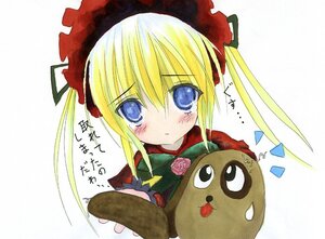 Rating: Safe Score: 0 Tags: 1girl auto_tagged blonde_hair blue_eyes blush bonnet dress flower image long_hair looking_at_viewer red_dress rose shinku sidelocks simple_background solo tears twintails upper_body white_background User: admin