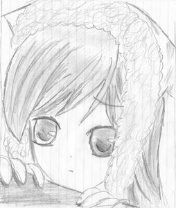 Rating: Safe Score: 0 Tags: 1girl blush bridal_veil image looking_at_viewer monochrome solo suiseiseki veil User: admin