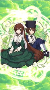 Rating: Safe Score: 0 Tags: blue_dress brown_hair dress frills green_dress green_eyes hat heterochromia image long_hair long_sleeves looking_at_viewer magic_circle multiple_girls pair pantyhose red_eyes ribbon short_hair siblings sisters sitting souseiseki suiseiseki twins very_long_hair User: admin