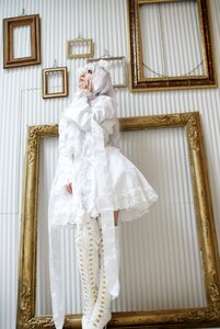 Rating: Safe Score: 0 Tags: 1girl dress full_body kirakishou long_sleeves solo standing white_dress white_hair User: admin