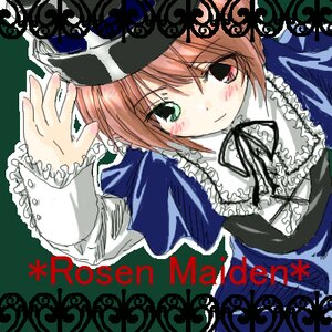 Rating: Safe Score: 0 Tags: 1girl bangs blue_dress blush brown_hair collar dress frills green_eyes hat image long_sleeves looking_at_viewer red_eyes short_hair simple_background smile solo souseiseki upper_body User: admin