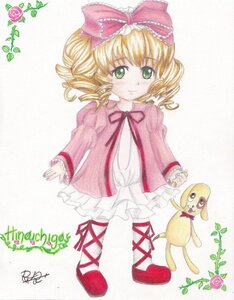 Rating: Safe Score: 0 Tags: 1girl blonde_hair bloomers bow dress drill_hair flower frills full_body green_eyes hair_bow hina_ichigo hinaichigo image long_sleeves looking_at_viewer pantyhose pink_bow pink_flower pink_rose red_flower red_rose ribbon rose short_hair solo traditional_media white_legwear User: admin