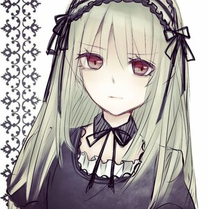 Rating: Safe Score: 0 Tags: 1girl auto_tagged black_ribbon closed_mouth detached_collar dress frills hairband image lolita_fashion lolita_hairband long_hair looking_at_viewer red_eyes ribbon simple_background solo suigintou upper_body white_background User: admin