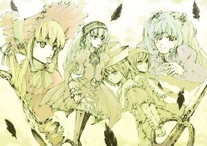 Rating: Safe Score: 0 Tags: auto_tagged bird bow crow dress feathers frills hat hina_ichigo image long_hair long_sleeves looking_at_viewer monochrome multiple multiple_girls seagull sepia shinku short_hair siblings sisters souseiseki standing suigintou suiseiseki tagme twintails very_long_hair wings User: admin