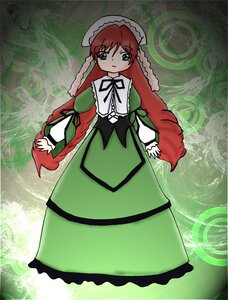 Rating: Safe Score: 0 Tags: 1girl auto_tagged dress full_body hat heterochromia image long_hair long_sleeves looking_at_viewer red_eyes solo standing suiseiseki very_long_hair User: admin