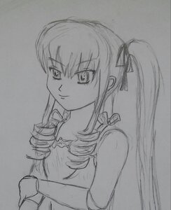 Rating: Safe Score: 0 Tags: 1girl crossed_arms drill_hair graphite_(medium) greyscale hair_ribbon image long_hair looking_at_viewer monochrome ribbon shinku sketch smile solo traditional_media twin_drills upper_body User: admin