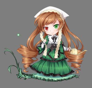 Rating: Safe Score: 0 Tags: 1girl brown_hair dress drill_hair frills green_dress green_eyes heterochromia image long_hair long_sleeves looking_at_viewer red_eyes smile solo suiseiseki twin_drills very_long_hair watering_can User: admin