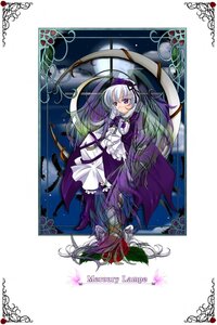 Rating: Safe Score: 0 Tags: 1girl artist_request cape doll dress flower frills full_body gothic hairband highres image lace long_hair looking_at_viewer moon night purple_eyes rose rozen_maiden silver_hair solo suigintou weapon wings User: admin